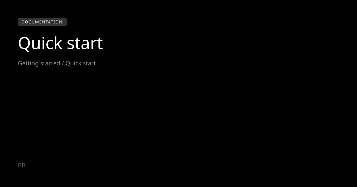 Quick start guide - Bringboard | Bringboard Docs
